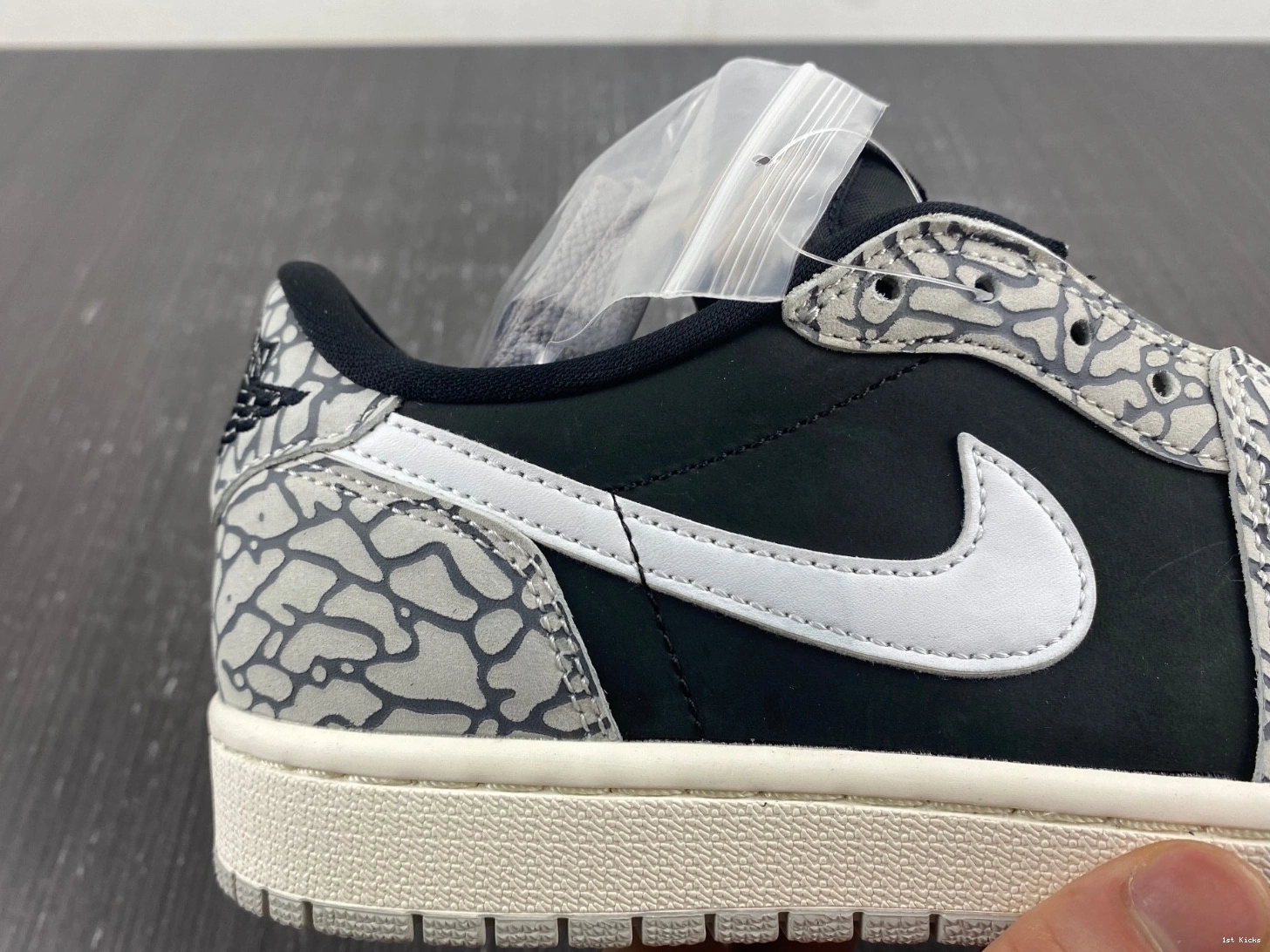 OG 1 Cement Black Jordan Retro Low CZ0790-001 - 1025